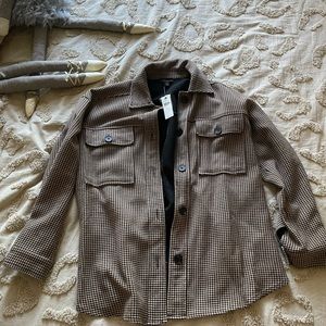 Current Air Houndstooth Shacket